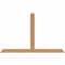 Ekena Millwork Portland Timber Gable Bracket, Western Red Cedar, 60"W x 38"H x 3 1/2"D x 3 1/2"F, 15/12 Pitch GBW060X38X0404POR00SWR - alternate 1